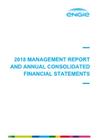 2018 Management Report and Annual Consolidated Financial Statements