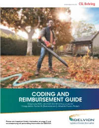 Coding and Reimbursement Guide