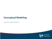 Conceptual Modeling