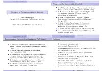 Elements of Computer-Algebraic Analysis 2 G