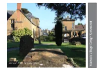 Martock Village Design Statement Martock Village Design Statement