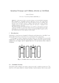 Quantum Preimage and Collision Attacks on Cubehash