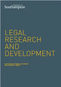 SSLR Vol 10 Issue 1