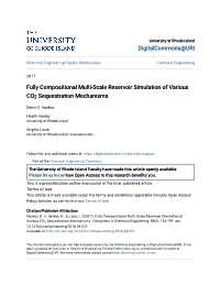 Fully Compositional Multi-Scale Reservoir Simulation of Various CO2 Sequestration Mechanisms
