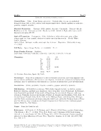 Halite Nacl C 2001-2005 Mineral Data Publishing, Version 1