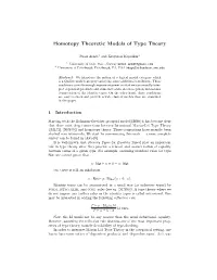 Homotopy Theoretic Models of Type Theory