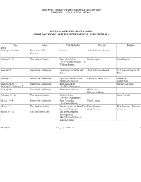 Js Battye Library of West Australian History Ephemera – Collection Listing