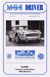 MGB Register I Vol