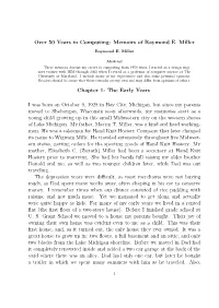 Over 50 Years in Computing: Memoirs of Raymond E. Miller Chapter 1