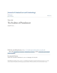 The Realities of Punishment David A