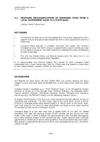 B4-1 Proposed Reclassification of Gnangara Road from a Local
