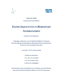 Exome Sequencing in Hereditary