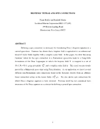 1 HESTENES' TETRAD and SPIN CONNECTIONS Frank