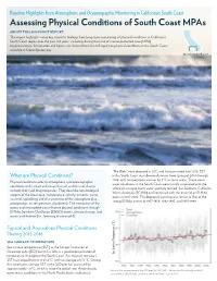 Assessing Physical Conditions of South Coast Mpas