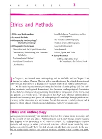 Ethics and Methods