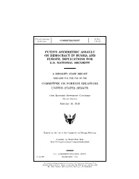Implications for U.S. National Security