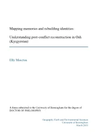 Mapping Memories and Rebuilding Identities
