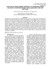 Analysis of Development Strategy of Tuban Puslatpur