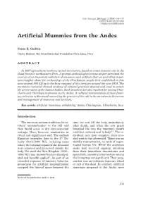 Artificial Mummies from the Andes