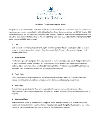 2020 Asset Class Categorization Guide