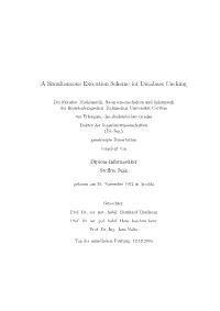 A Simultaneous Execution Scheme for Database Caching