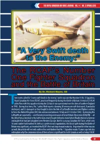 “A Very Swift Death to the Enemy”: the RCAF's Number 1 Fighter