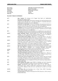 Curriculum Vitae Keagan Chase Kruger