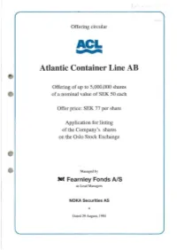Atlantic Container Line AB