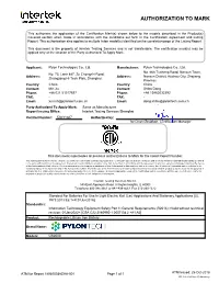 Constructional Data Report