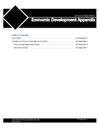 Economic Development Appendix