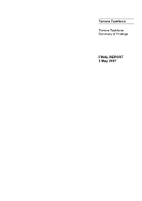 FINAL REPORT 3 May 2007