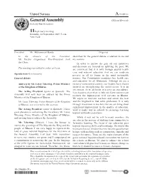 General Assembly Official Records Seventy-Fourth Session