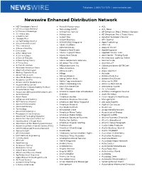 Newswire Enhanced Distribution Network