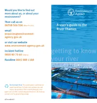 Getting to Know Your River