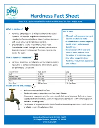 Hardness Fact Sheet