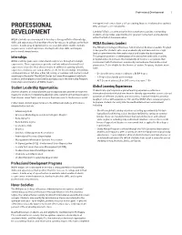 Professional Development 1