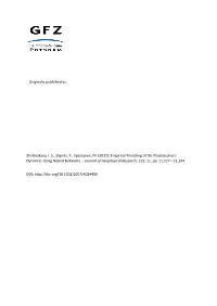 Empirical Modeling of the Plasmasphere Dynamics Using Neural Networks
