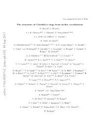 The Structure of Chariklo's Rings from Stellar Occultations