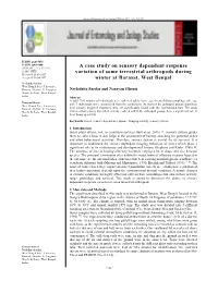 A Case Study on Sensory Dependent Response Variation of Some
