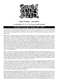 Apex Predator – Easy Meat”