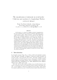 Collection and Analysis of a Longitudinal Twitter Sentiment Dataset