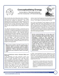 Conceptualizing Energy