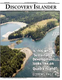 Development Looks Like on Quadra Island?