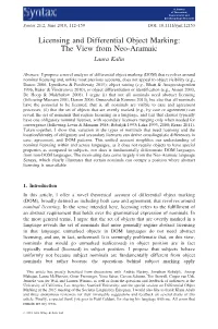 Licensing and Differential Object Marking: the View from Neo-Aramaic Laura Kalin