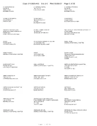 Case 17-10065-KG Doc 4-1 Filed 01/09/17 Page 1 of 23