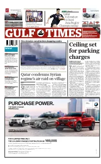 Ceiling Set for Parking Charges
