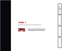 Optional Information TAB I