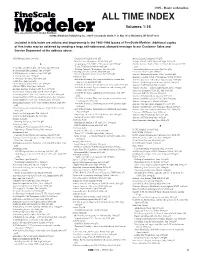 ALL TIME INDEX Volumes 1-16