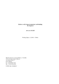 Eritrea's Early Stages in Monetary and Banking Development