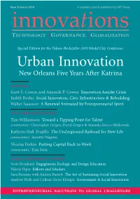 Government and Social Innovation: Current State and Local Models Andrew Wolk and Colleen Gross Ebinger
